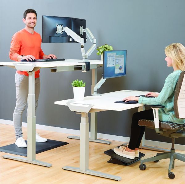 Bureau assis debout configuration